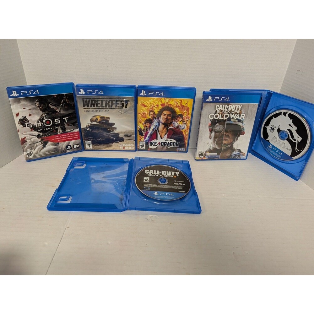 Lot Of 6 Rated M.PS4 Games